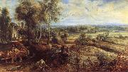 Peter Paul Rubens An Autumn Landscape with a View of Het Steen in the Earyl Morning oil painting on canvas